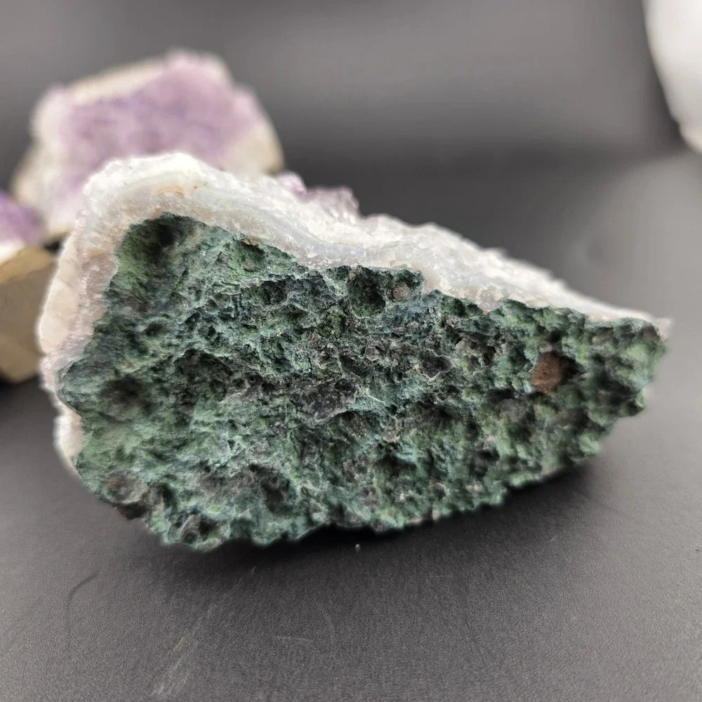 Natural Amethyst Crystal Cluster Lot 3 Piece Raw Purple‎ Druzy Geode Specimens